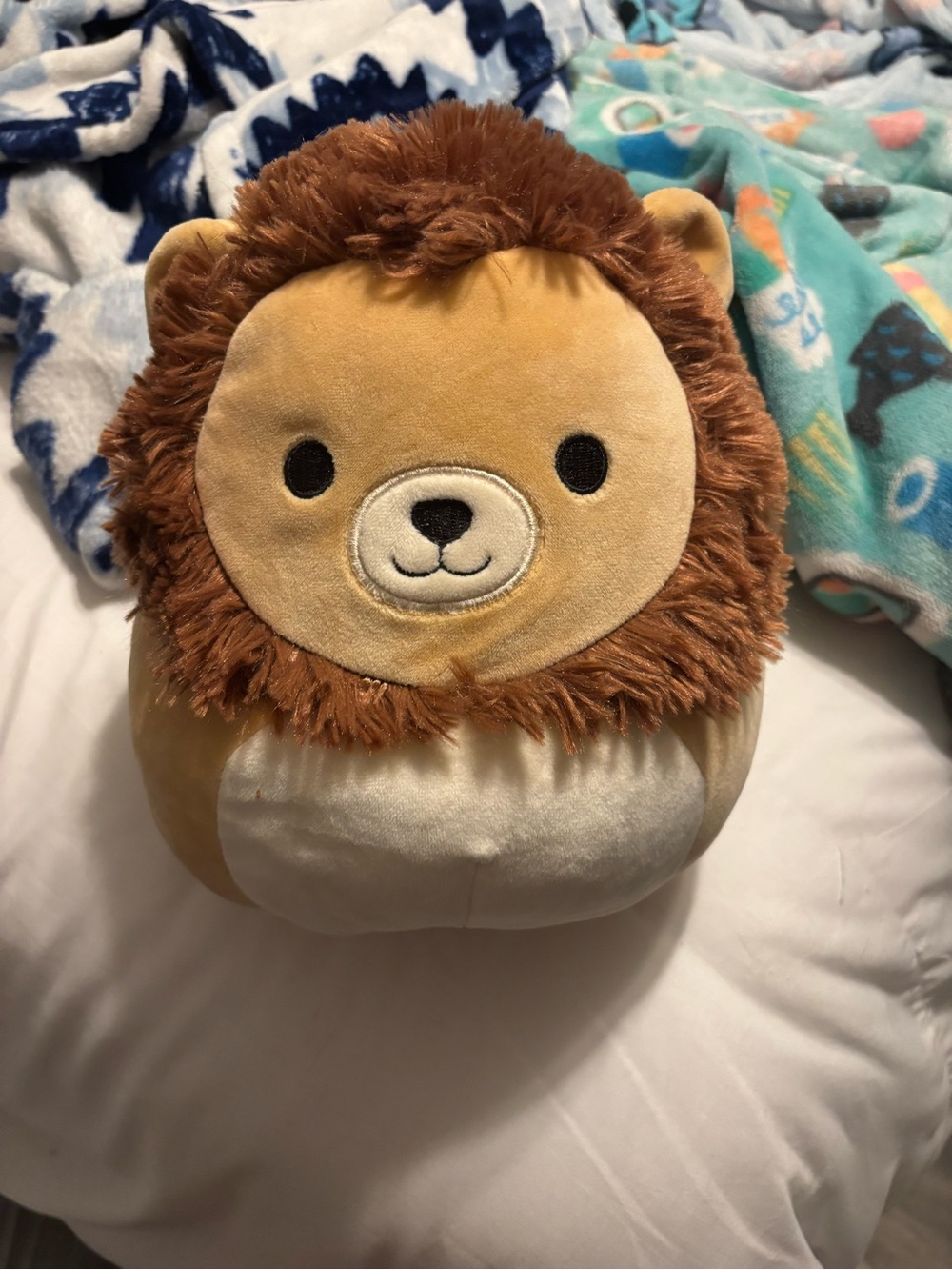 Squishmallows Brown Tan Cream Lion Plush